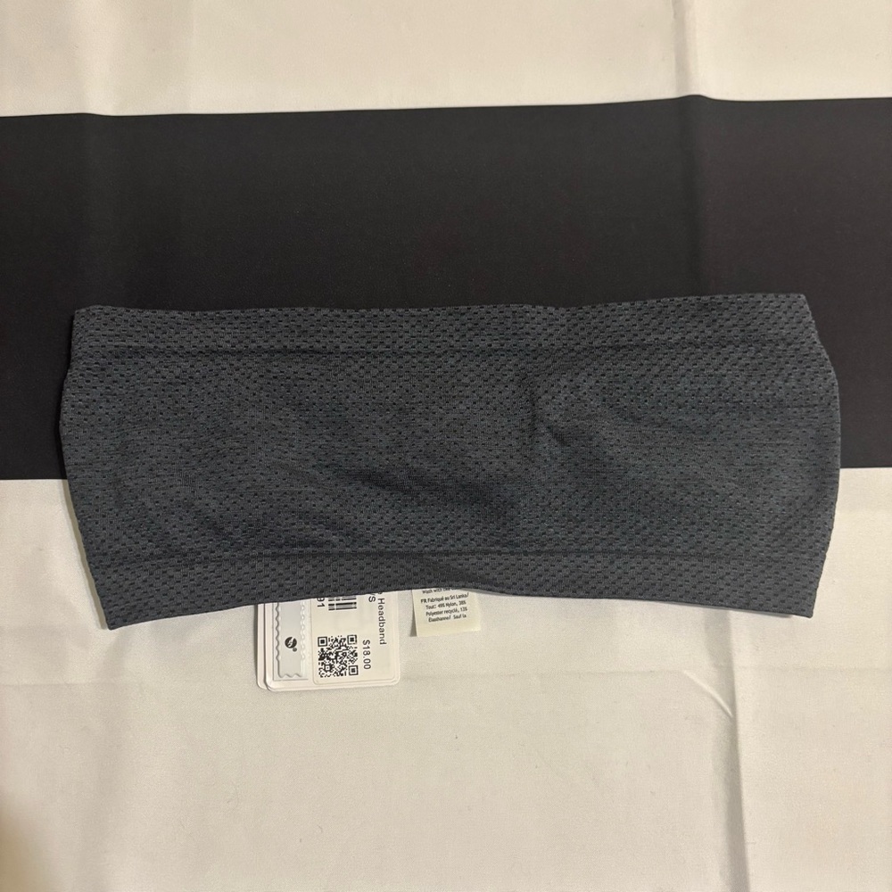 BNWT Lululemon Metal Vent Tech Seamless Wide Headband